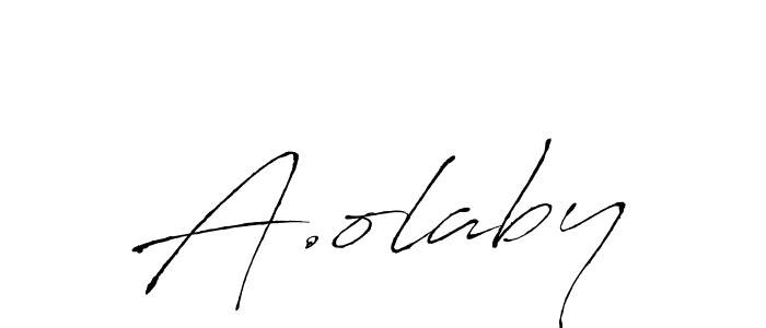 Once you've used our free online signature maker to create your best signature Antro_Vectra style, it's time to enjoy all of the benefits that A.olaby name signing documents. A.olaby signature style 6 images and pictures png