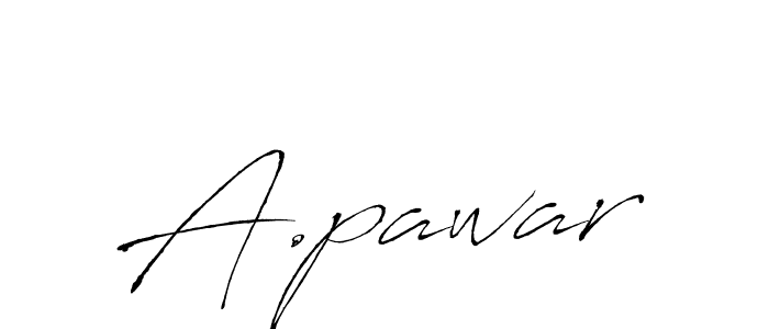 Antro_Vectra is a professional signature style that is perfect for those who want to add a touch of class to their signature. It is also a great choice for those who want to make their signature more unique. Get A.pawar name to fancy signature for free. A.pawar signature style 6 images and pictures png