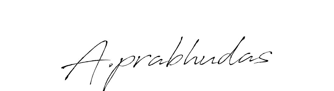 Also we have A.prabhudas name is the best signature style. Create professional handwritten signature collection using Antro_Vectra autograph style. A.prabhudas signature style 6 images and pictures png