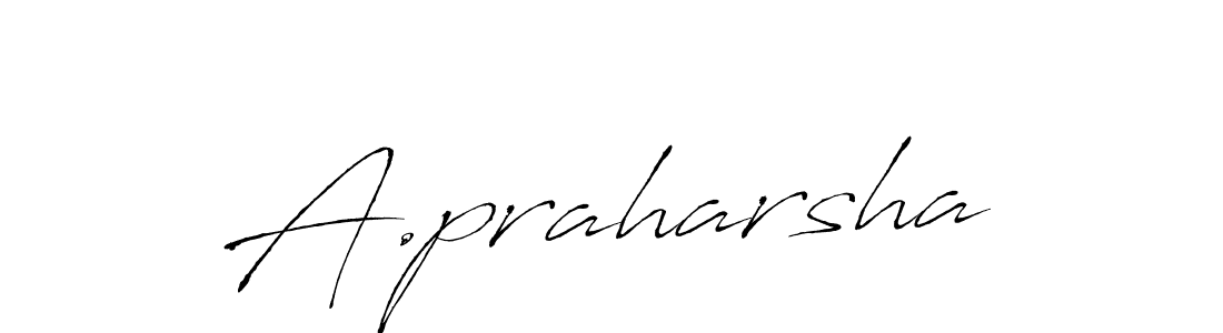 Also You can easily find your signature by using the search form. We will create A.praharsha name handwritten signature images for you free of cost using Antro_Vectra sign style. A.praharsha signature style 6 images and pictures png