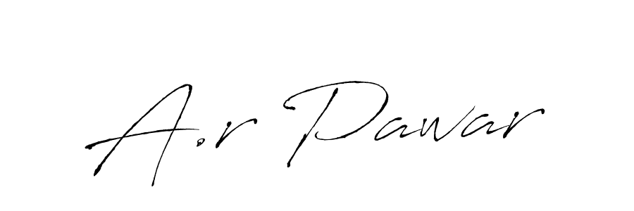 How to make A.r Pawar signature? Antro_Vectra is a professional autograph style. Create handwritten signature for A.r Pawar name. A.r Pawar signature style 6 images and pictures png