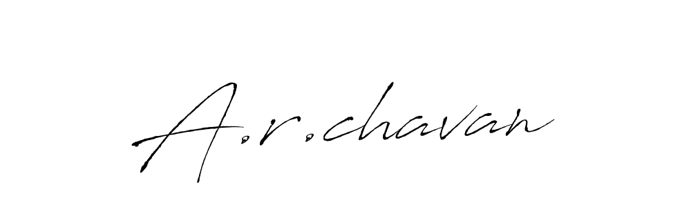 The best way (Antro_Vectra) to make a short signature is to pick only two or three words in your name. The name A.r.chavan include a total of six letters. For converting this name. A.r.chavan signature style 6 images and pictures png