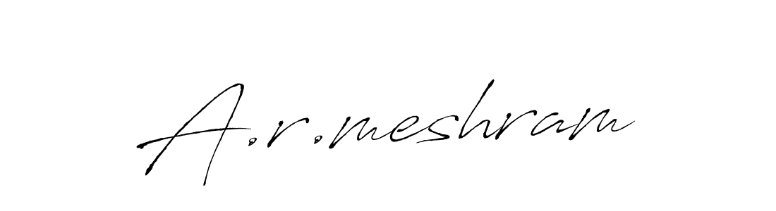 You should practise on your own different ways (Antro_Vectra) to write your name (A.r.meshram) in signature. don't let someone else do it for you. A.r.meshram signature style 6 images and pictures png