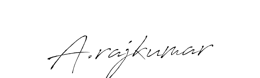 Use a signature maker to create a handwritten signature online. With this signature software, you can design (Antro_Vectra) your own signature for name A.rajkumar. A.rajkumar signature style 6 images and pictures png