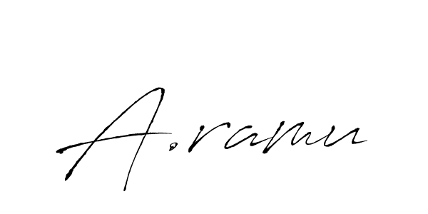 This is the best signature style for the A.ramu name. Also you like these signature font (Antro_Vectra). Mix name signature. A.ramu signature style 6 images and pictures png