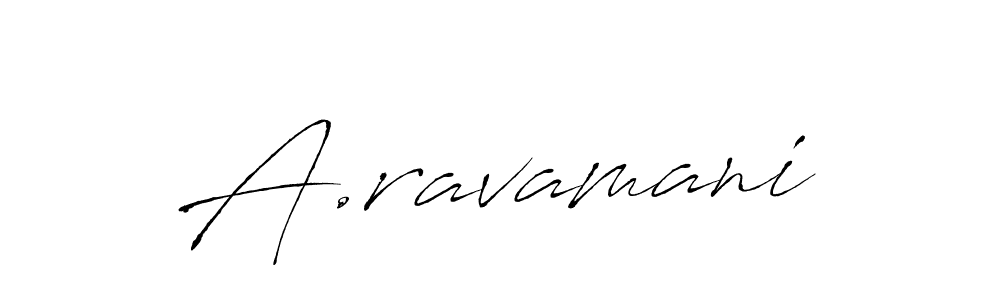 It looks lik you need a new signature style for name A.ravamani. Design unique handwritten (Antro_Vectra) signature with our free signature maker in just a few clicks. A.ravamani signature style 6 images and pictures png