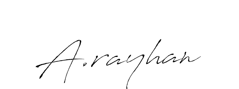 Also we have A.rayhan name is the best signature style. Create professional handwritten signature collection using Antro_Vectra autograph style. A.rayhan signature style 6 images and pictures png