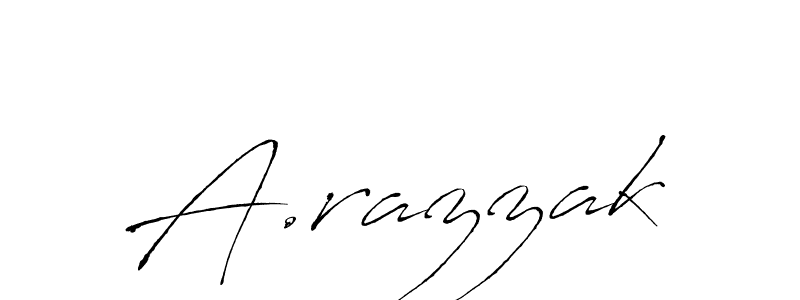 Make a beautiful signature design for name A.razzak. Use this online signature maker to create a handwritten signature for free. A.razzak signature style 6 images and pictures png