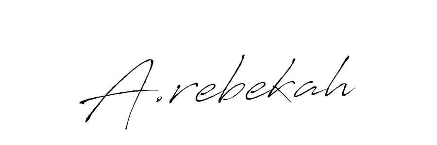 Design your own signature with our free online signature maker. With this signature software, you can create a handwritten (Antro_Vectra) signature for name A.rebekah. A.rebekah signature style 6 images and pictures png