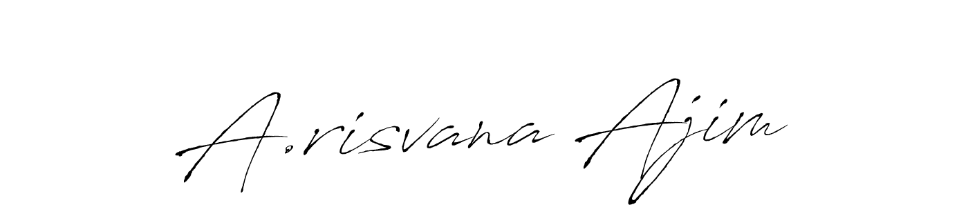 Design your own signature with our free online signature maker. With this signature software, you can create a handwritten (Antro_Vectra) signature for name A.risvana Ajim. A.risvana Ajim signature style 6 images and pictures png