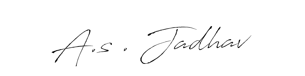 Once you've used our free online signature maker to create your best signature Antro_Vectra style, it's time to enjoy all of the benefits that A.s . Jadhav name signing documents. A.s . Jadhav signature style 6 images and pictures png