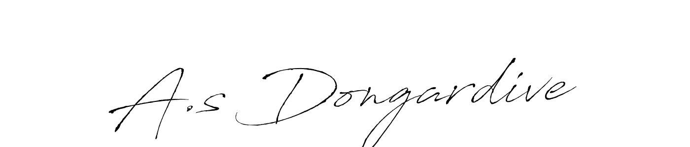 Also we have A.s Dongardive name is the best signature style. Create professional handwritten signature collection using Antro_Vectra autograph style. A.s Dongardive signature style 6 images and pictures png