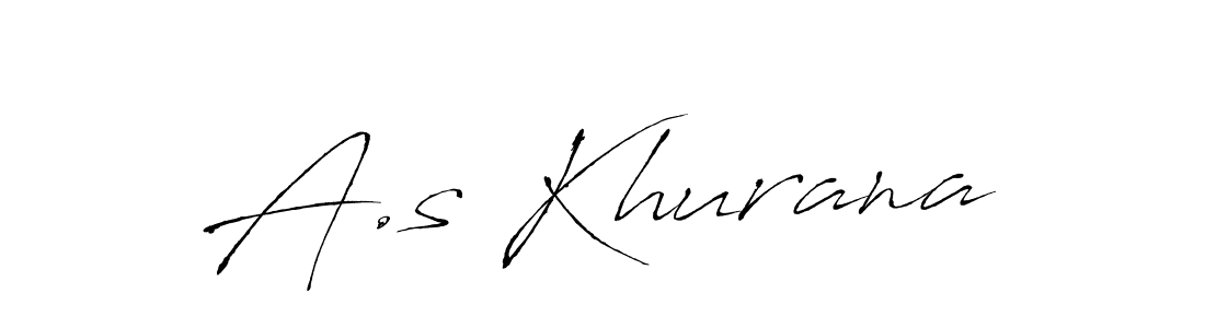 Also You can easily find your signature by using the search form. We will create A.s Khurana name handwritten signature images for you free of cost using Antro_Vectra sign style. A.s Khurana signature style 6 images and pictures png