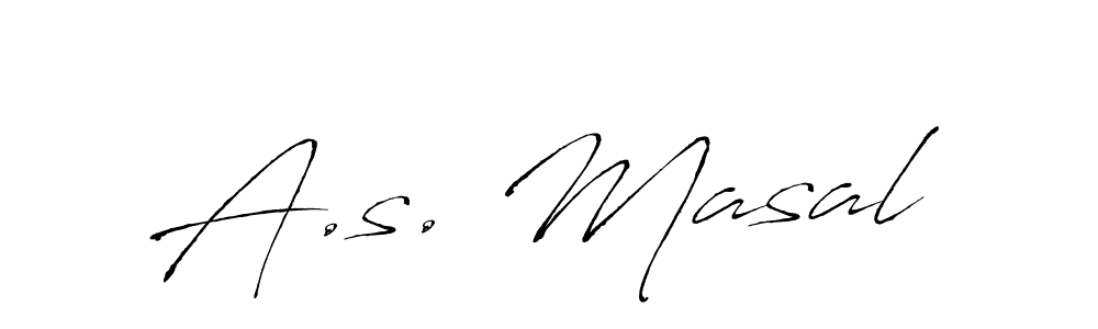 if you are searching for the best signature style for your name A.s. Masal. so please give up your signature search. here we have designed multiple signature styles  using Antro_Vectra. A.s. Masal signature style 6 images and pictures png