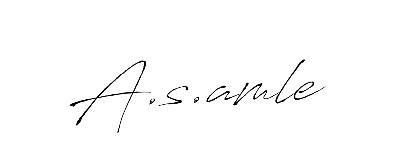 Use a signature maker to create a handwritten signature online. With this signature software, you can design (Antro_Vectra) your own signature for name A.s.amle. A.s.amle signature style 6 images and pictures png