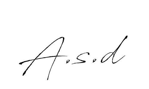 This is the best signature style for the A.s.d name. Also you like these signature font (Antro_Vectra). Mix name signature. A.s.d signature style 6 images and pictures png