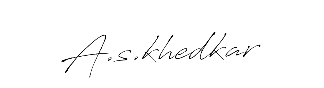 Also we have A.s.khedkar name is the best signature style. Create professional handwritten signature collection using Antro_Vectra autograph style. A.s.khedkar signature style 6 images and pictures png