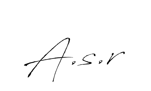 How to Draw A.s.r signature style? Antro_Vectra is a latest design signature styles for name A.s.r. A.s.r signature style 6 images and pictures png