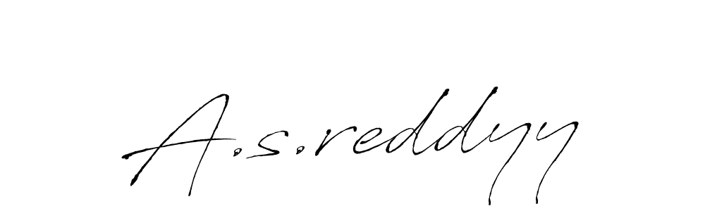 A.s.reddyy stylish signature style. Best Handwritten Sign (Antro_Vectra) for my name. Handwritten Signature Collection Ideas for my name A.s.reddyy. A.s.reddyy signature style 6 images and pictures png