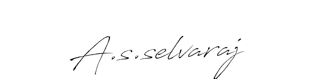 Also we have A.s.selvaraj name is the best signature style. Create professional handwritten signature collection using Antro_Vectra autograph style. A.s.selvaraj signature style 6 images and pictures png