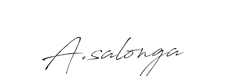 Use a signature maker to create a handwritten signature online. With this signature software, you can design (Antro_Vectra) your own signature for name A.salonga. A.salonga signature style 6 images and pictures png