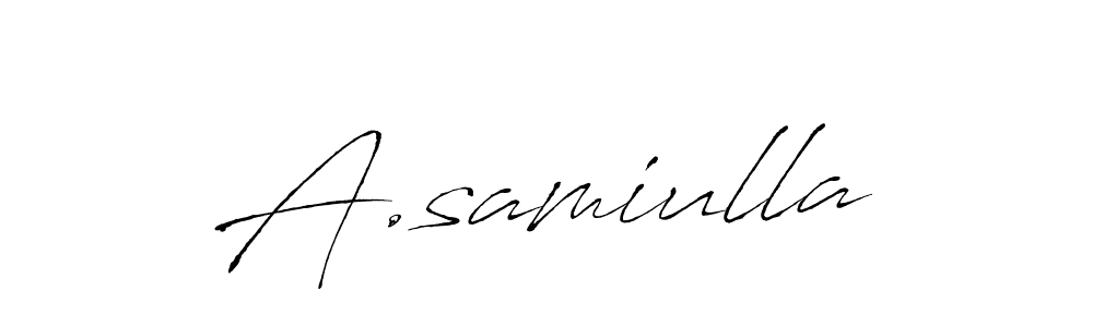 This is the best signature style for the A.samiulla name. Also you like these signature font (Antro_Vectra). Mix name signature. A.samiulla signature style 6 images and pictures png