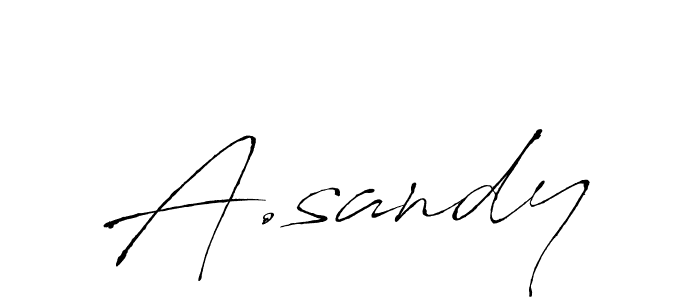 Similarly Antro_Vectra is the best handwritten signature design. Signature creator online .You can use it as an online autograph creator for name A.sandy. A.sandy signature style 6 images and pictures png