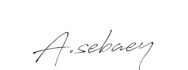 if you are searching for the best signature style for your name A.sebaey. so please give up your signature search. here we have designed multiple signature styles  using Antro_Vectra. A.sebaey signature style 6 images and pictures png