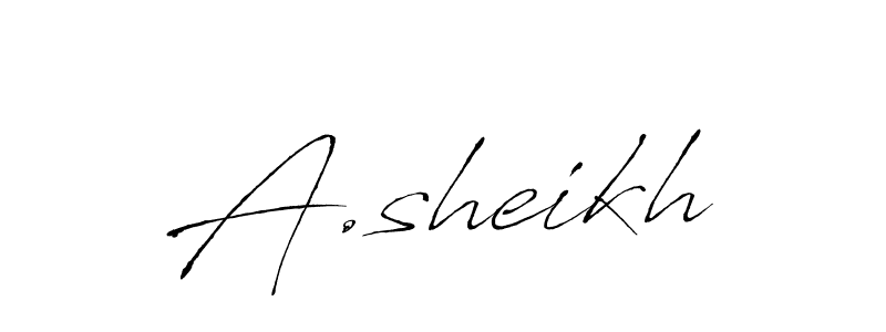 Also You can easily find your signature by using the search form. We will create A.sheikh name handwritten signature images for you free of cost using Antro_Vectra sign style. A.sheikh signature style 6 images and pictures png