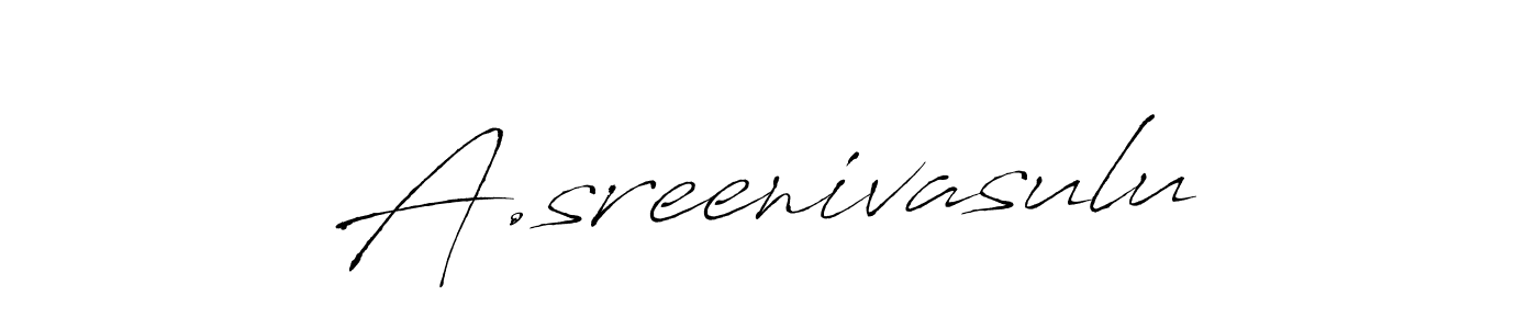 It looks lik you need a new signature style for name A.sreenivasulu. Design unique handwritten (Antro_Vectra) signature with our free signature maker in just a few clicks. A.sreenivasulu signature style 6 images and pictures png
