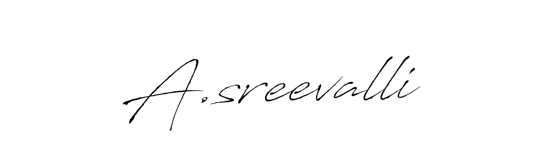 You can use this online signature creator to create a handwritten signature for the name A.sreevalli. This is the best online autograph maker. A.sreevalli signature style 6 images and pictures png