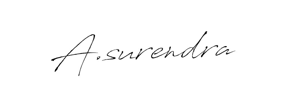 How to Draw A.surendra signature style? Antro_Vectra is a latest design signature styles for name A.surendra. A.surendra signature style 6 images and pictures png
