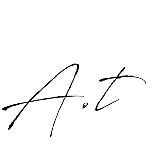 Similarly Antro_Vectra is the best handwritten signature design. Signature creator online .You can use it as an online autograph creator for name A.t. A.t signature style 6 images and pictures png