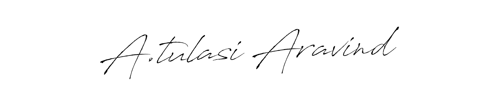This is the best signature style for the A.tulasi Aravind name. Also you like these signature font (Antro_Vectra). Mix name signature. A.tulasi Aravind signature style 6 images and pictures png