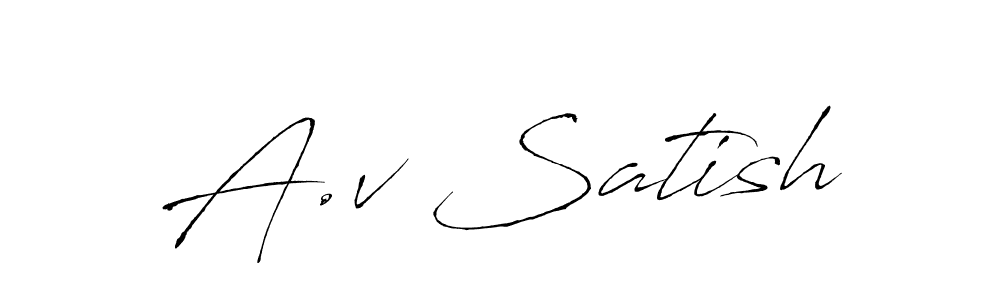Here are the top 10 professional signature styles for the name A.v Satish. These are the best autograph styles you can use for your name. A.v Satish signature style 6 images and pictures png
