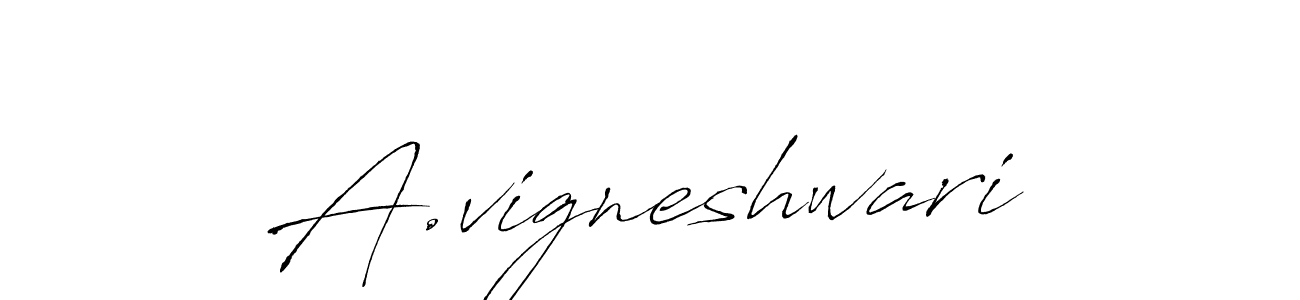 How to make A.vigneshwari signature? Antro_Vectra is a professional autograph style. Create handwritten signature for A.vigneshwari name. A.vigneshwari signature style 6 images and pictures png