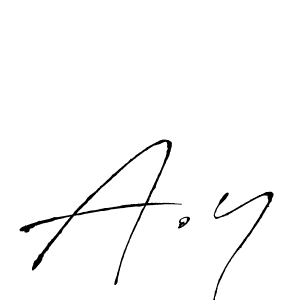 The best way (Antro_Vectra) to make a short signature is to pick only two or three words in your name. The name A.y include a total of six letters. For converting this name. A.y signature style 6 images and pictures png