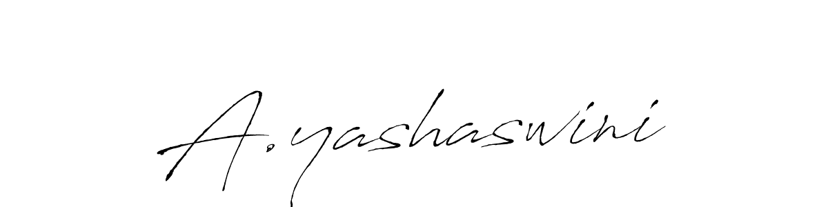 The best way (Antro_Vectra) to make a short signature is to pick only two or three words in your name. The name A.yashaswini include a total of six letters. For converting this name. A.yashaswini signature style 6 images and pictures png