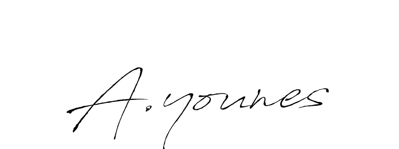 Also You can easily find your signature by using the search form. We will create A.younes name handwritten signature images for you free of cost using Antro_Vectra sign style. A.younes signature style 6 images and pictures png