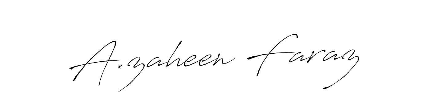 Here are the top 10 professional signature styles for the name A.zaheen Faraz. These are the best autograph styles you can use for your name. A.zaheen Faraz signature style 6 images and pictures png