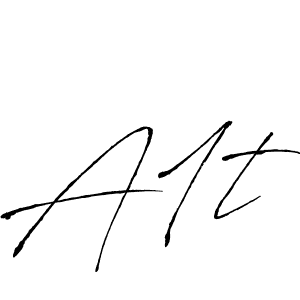 How to make A1t name signature. Use Antro_Vectra style for creating short signs online. This is the latest handwritten sign. A1t signature style 6 images and pictures png