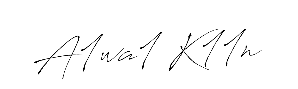 This is the best signature style for the A1wa1 K11n name. Also you like these signature font (Antro_Vectra). Mix name signature. A1wa1 K11n signature style 6 images and pictures png