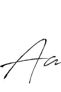 How to Draw Aa signature style? Antro_Vectra is a latest design signature styles for name Aa. Aa signature style 6 images and pictures png