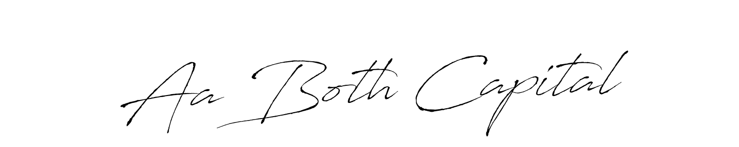 Also You can easily find your signature by using the search form. We will create Aa Both Capital name handwritten signature images for you free of cost using Antro_Vectra sign style. Aa Both Capital signature style 6 images and pictures png