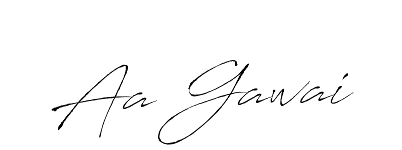 Aa Gawai stylish signature style. Best Handwritten Sign (Antro_Vectra) for my name. Handwritten Signature Collection Ideas for my name Aa Gawai. Aa Gawai signature style 6 images and pictures png