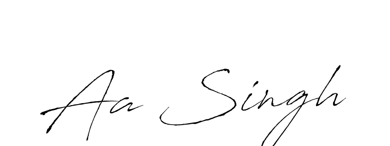 Make a beautiful signature design for name Aa Singh. Use this online signature maker to create a handwritten signature for free. Aa Singh signature style 6 images and pictures png