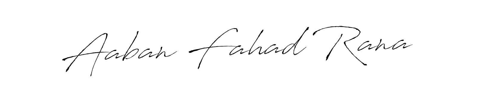 This is the best signature style for the Aaban Fahad Rana name. Also you like these signature font (Antro_Vectra). Mix name signature. Aaban Fahad Rana signature style 6 images and pictures png