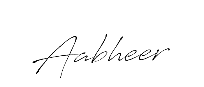 Make a beautiful signature design for name Aabheer. With this signature (Antro_Vectra) style, you can create a handwritten signature for free. Aabheer signature style 6 images and pictures png