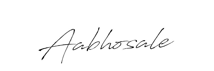 Make a beautiful signature design for name Aabhosale. With this signature (Antro_Vectra) style, you can create a handwritten signature for free. Aabhosale signature style 6 images and pictures png