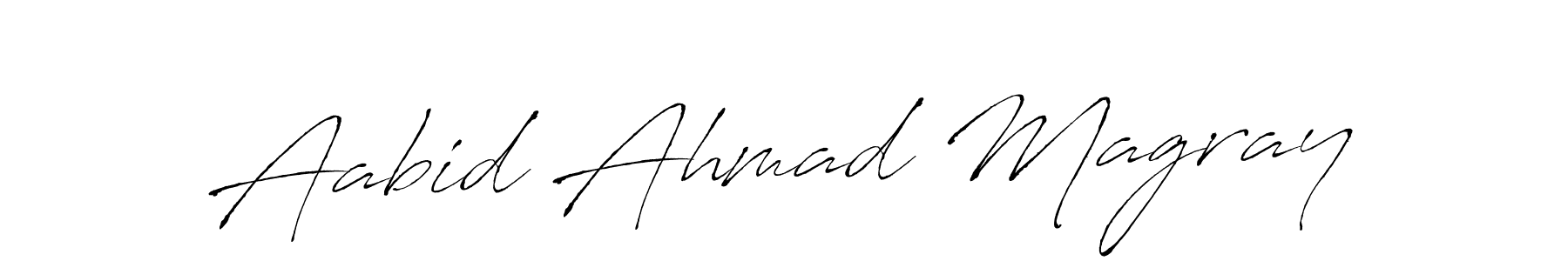 This is the best signature style for the Aabid Ahmad Magray name. Also you like these signature font (Antro_Vectra). Mix name signature. Aabid Ahmad Magray signature style 6 images and pictures png